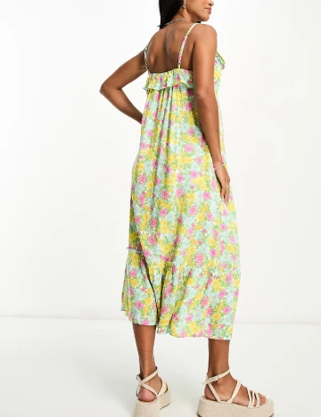 Rochie lunga Miss Selfridge, floral print
