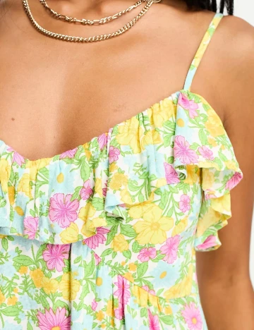 Rochie lunga Miss Selfridge, floral print