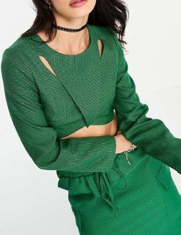 Top extro&vert, verde Verde