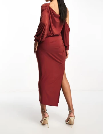 Rochie medie ASOS, rosu Rosu