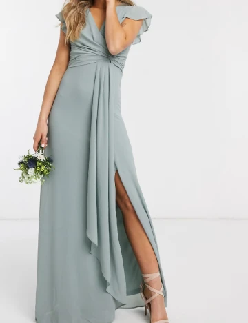 Rochie lunga TFNC London, verde Verde
