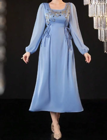 Rochie lunga SHEIN, albastru