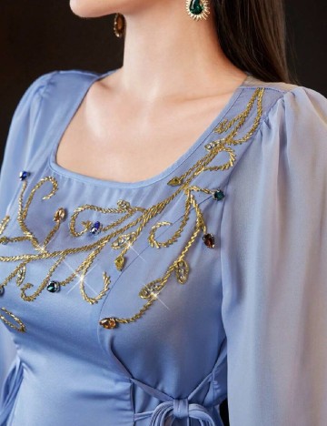 Rochie lunga SHEIN, albastru