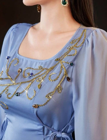 Rochie lunga SHEIN, albastru