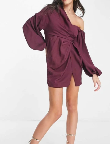 Rochie scurta ASOS, pruna