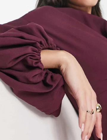 Rochie scurta ASOS, pruna