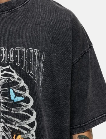 Tricou Oversize GOODFORNOTHING, gri