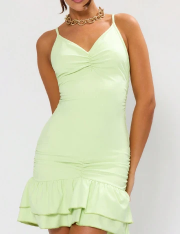 Rochie scurta SHEIN, verde