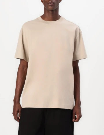Tricou Weekday, crem Crem