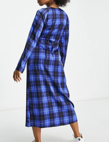 Rochie medie Monki, albastru Albastru
