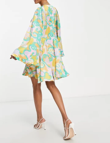 Rochie scurta ASOS, mix culori