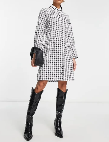 Rochie scurta Y.A.S, gri Gri