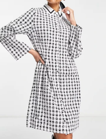 Rochie scurta Y.A.S, gri Gri