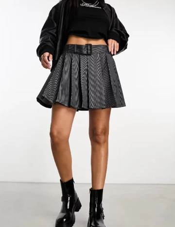 Fusta ASOS, gri inchis Gri