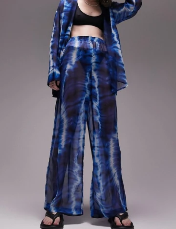 Pantaloni de plaja Top Shop, albastru