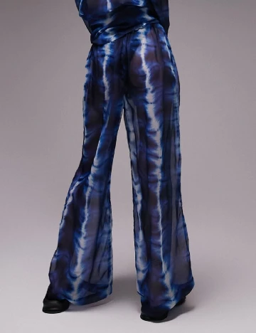 Pantaloni de plaja Top Shop, albastru