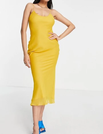 Rochie medie ASOS, galben
