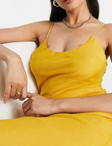 Rochie medie ASOS, galben