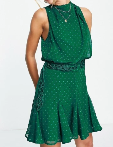 Rochie scurta ASOS, verde