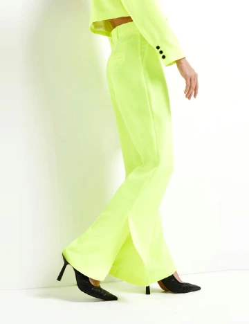 Pantaloni River Island, verde Verde