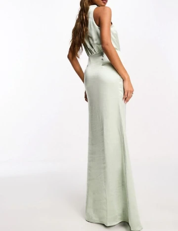 Rochie lunga Pretty Lavish, verde Verde