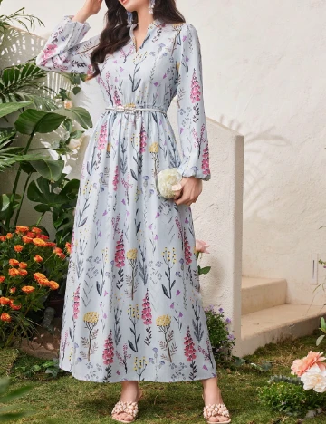 Rochie lunga SHEIN, floral Floral print