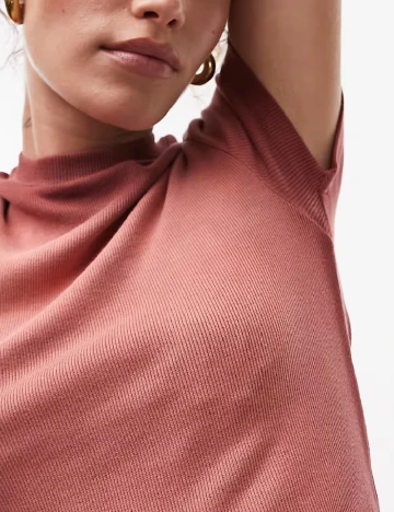 Tricou ASOS, roz pudra inchis