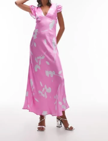 Rochie lunga Top Shop, roz