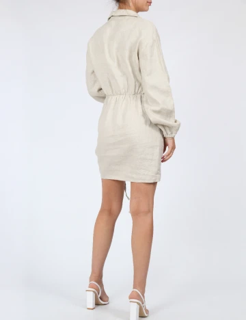 Rochie scurta NA-KD, bej Crem