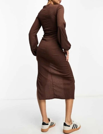 Rochie medie ASOS, maro