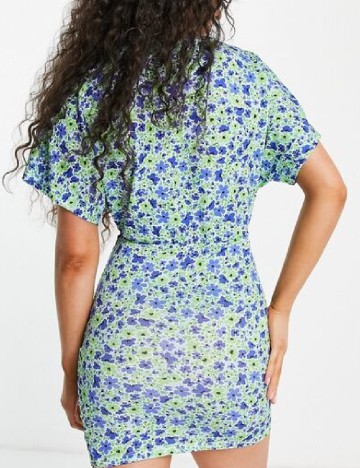 Rochie scurta Pull&Bear, floral print