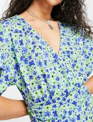 Rochie scurta Pull&Bear, floral print Floral print