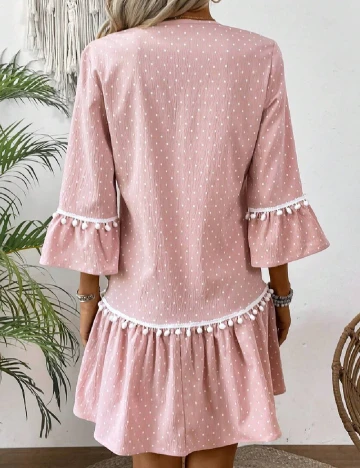 Rochie scurta SHEIN, roz