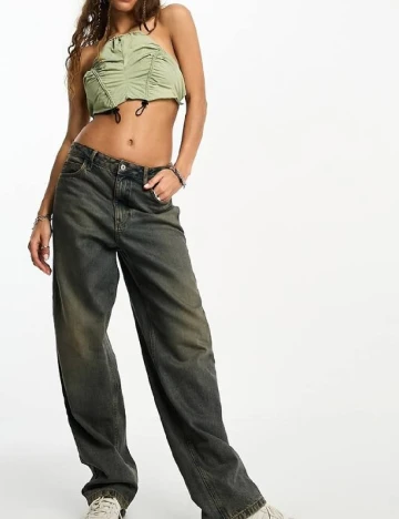 Top Bershka, verde