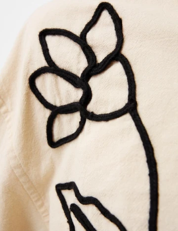 Camasa Bershka, crem Crem