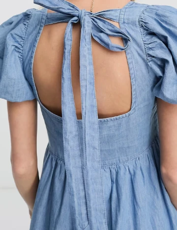 Rochie medie ASOS, albastru Albastru