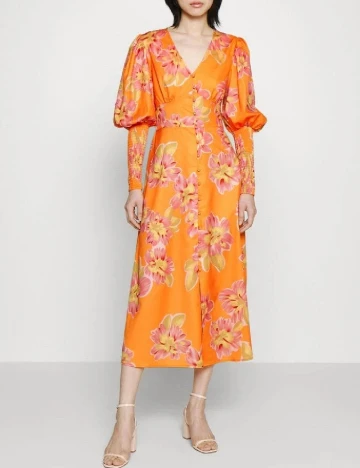 Rochie medie IN THE STYLE, portocaliu Portocaliu