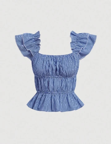 Top SHEIN, albastru Albastru