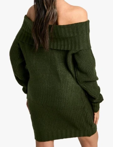 Rochie scurta Boohoo, verde Verde
