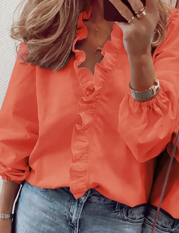 Bluza SHEIN, portocaliu