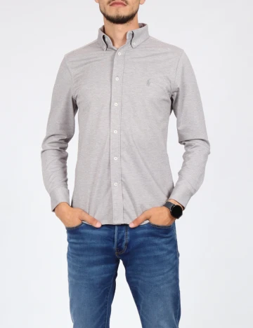 Camasa Polo Ralph Lauren, gri Gri