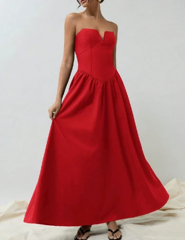 Rochie lunga SHEIN, rosu