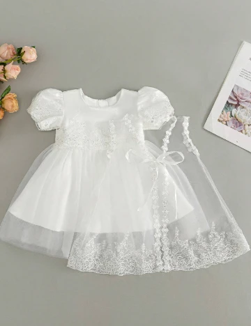 Rochie Shein Kids, alb Alb