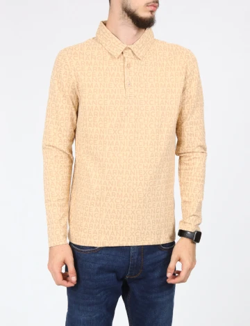Bluza Armani Exchange, crem Crem