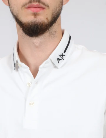 Bluza Armani Exchange, alb Alb