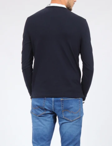 Bluza Armani Exchange, bleumarin inchis Albastru