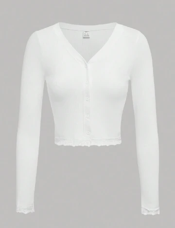 Bluza Shein Kids, alb Alb
