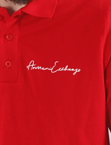 Bluza Armani Exchange, rosu Rosu