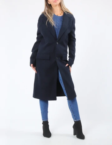 Palton oversize Zara, bleumarin