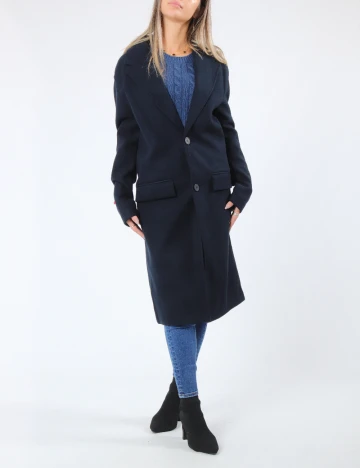 Palton oversize Zara, bleumarin